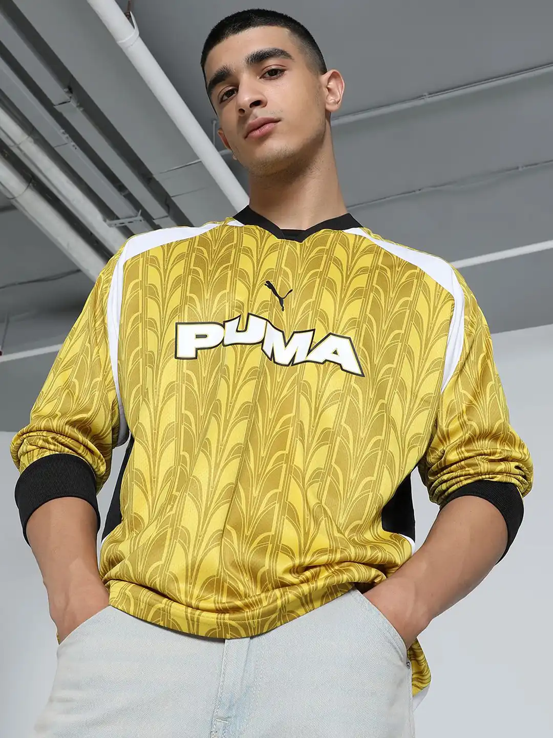 Buy Puma Unisex Football Nostalgia Relaxed Fit Long Sleeve Jersey