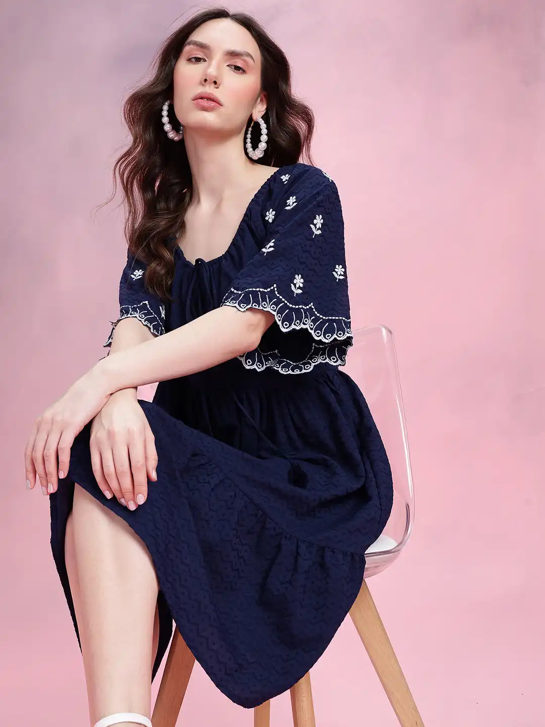 myntra a line dress Price History of STIL O STITCH Embellished A-Line Dress from Myntra  111_15180119