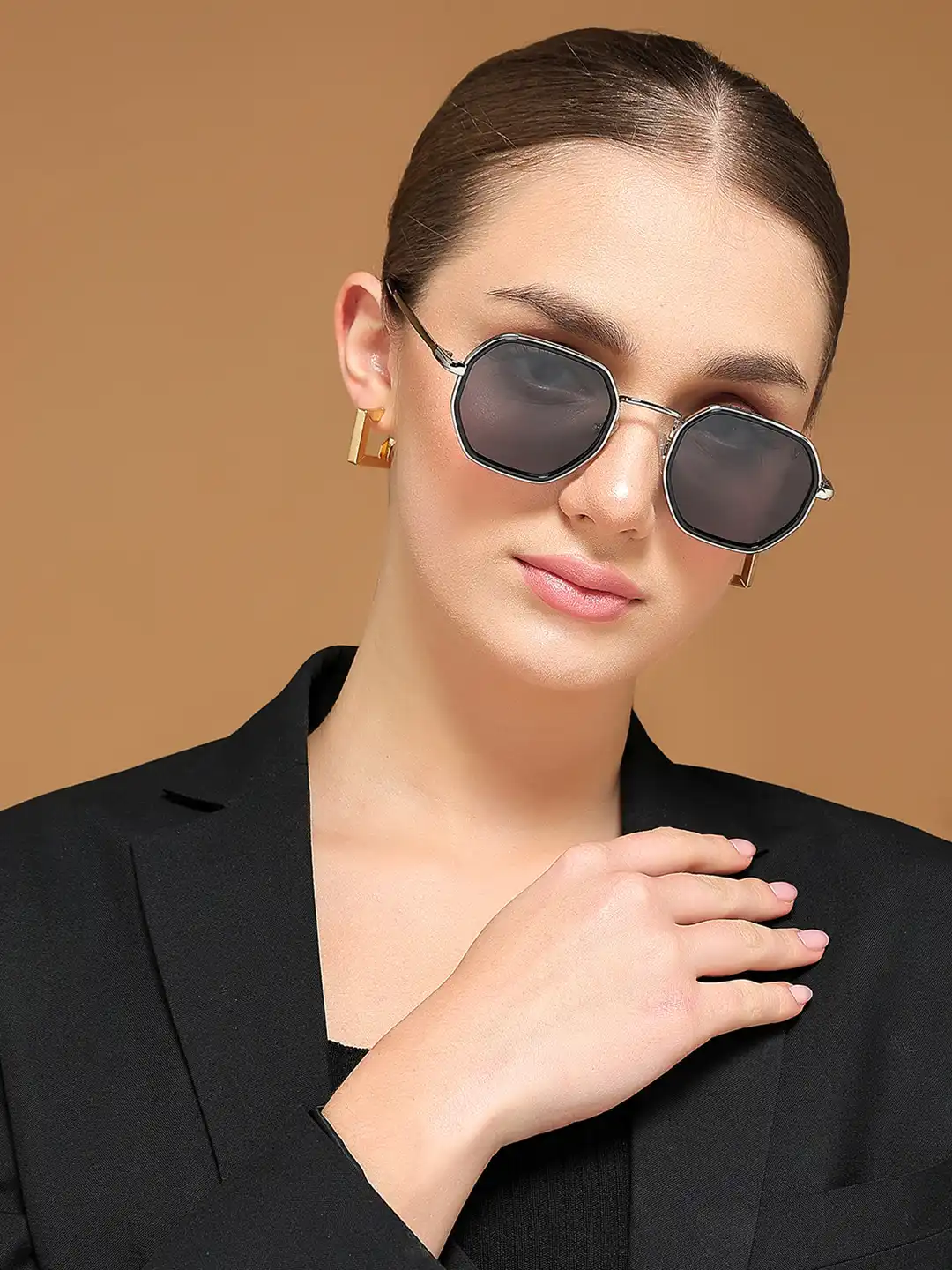 Buy Voyage Unisex Square Sunglasses with Polarised and UV