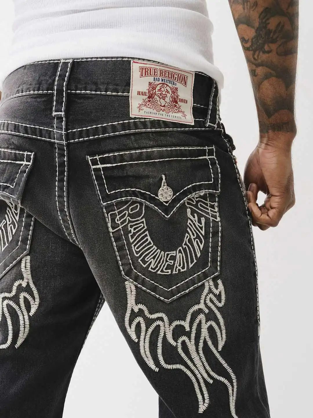 Buy True Religion Men Bootcut Heavy Fade Jeans - Jeans for Men
