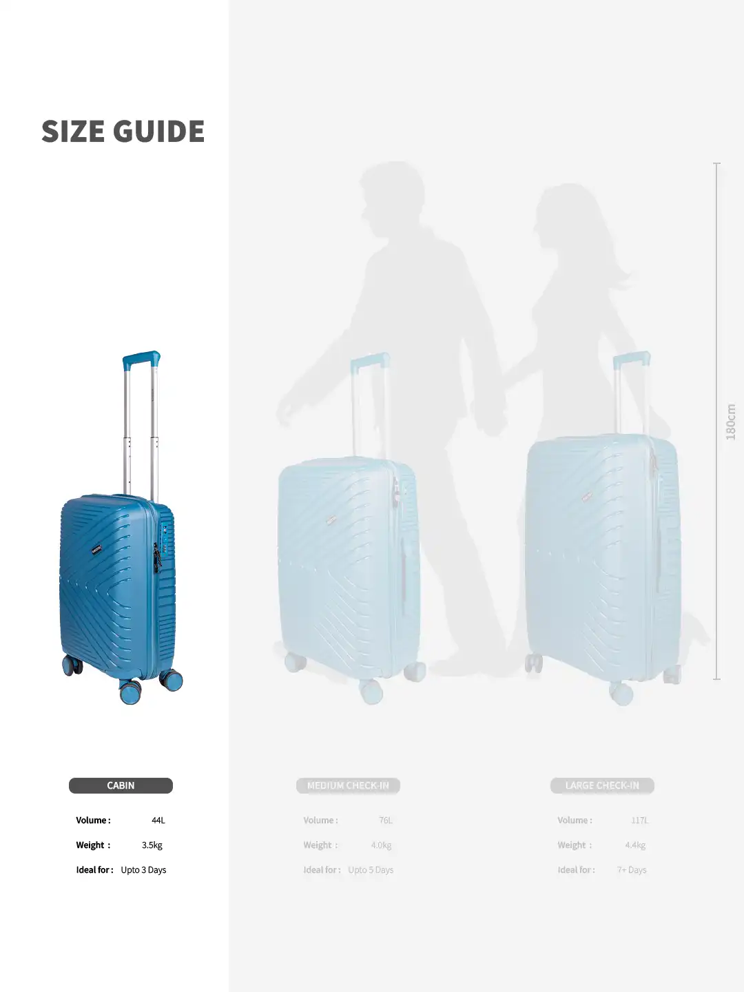 Buy The Roadster Life Co. Textured Hard Sided Cabin Trolley Bag