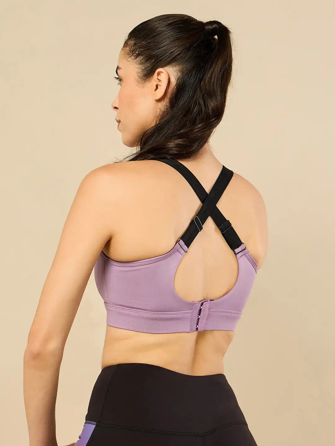 Buy CULT Women Removable Padding Moisture Wicking Criss Cross