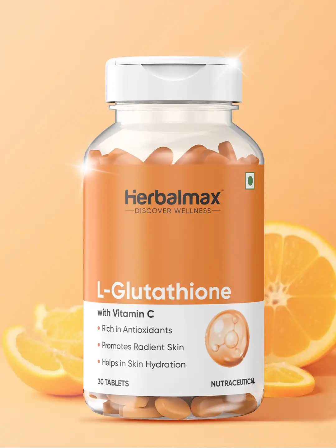 max glutathione supplement Herbal max L Glutathione 100mg 60 Tablets main image 0