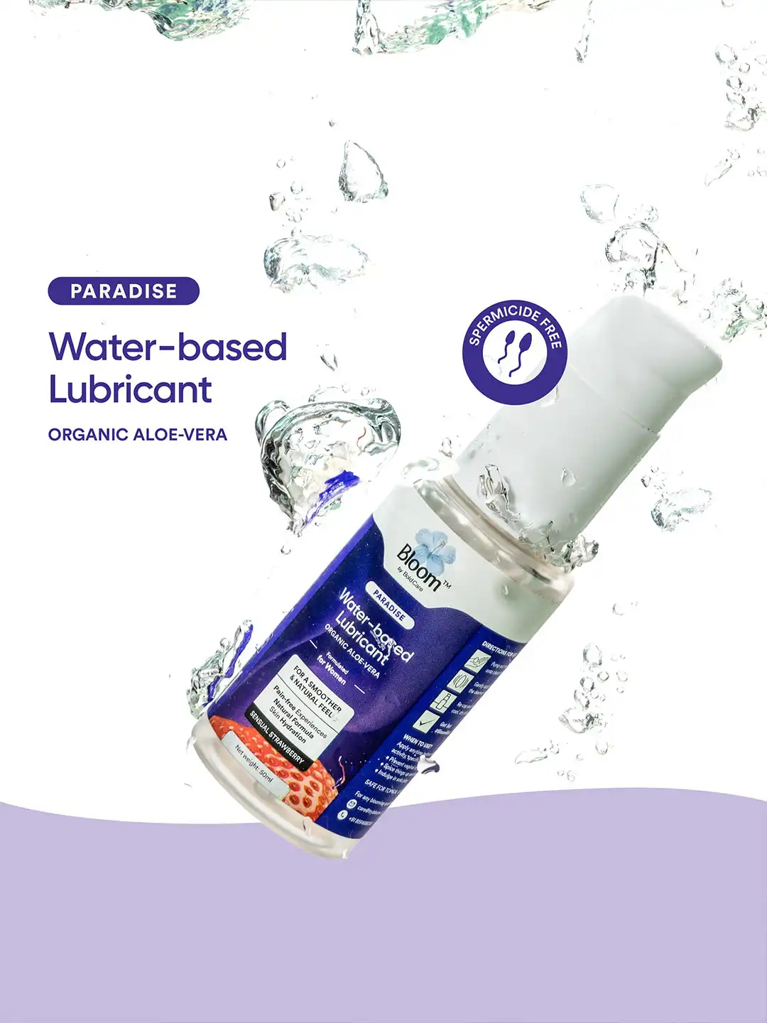 Buy Bloom Water-Based Lubricant & Massage Gel With Aloevera - 50 ml -  Lubricants for Women 31763446 | Myntra