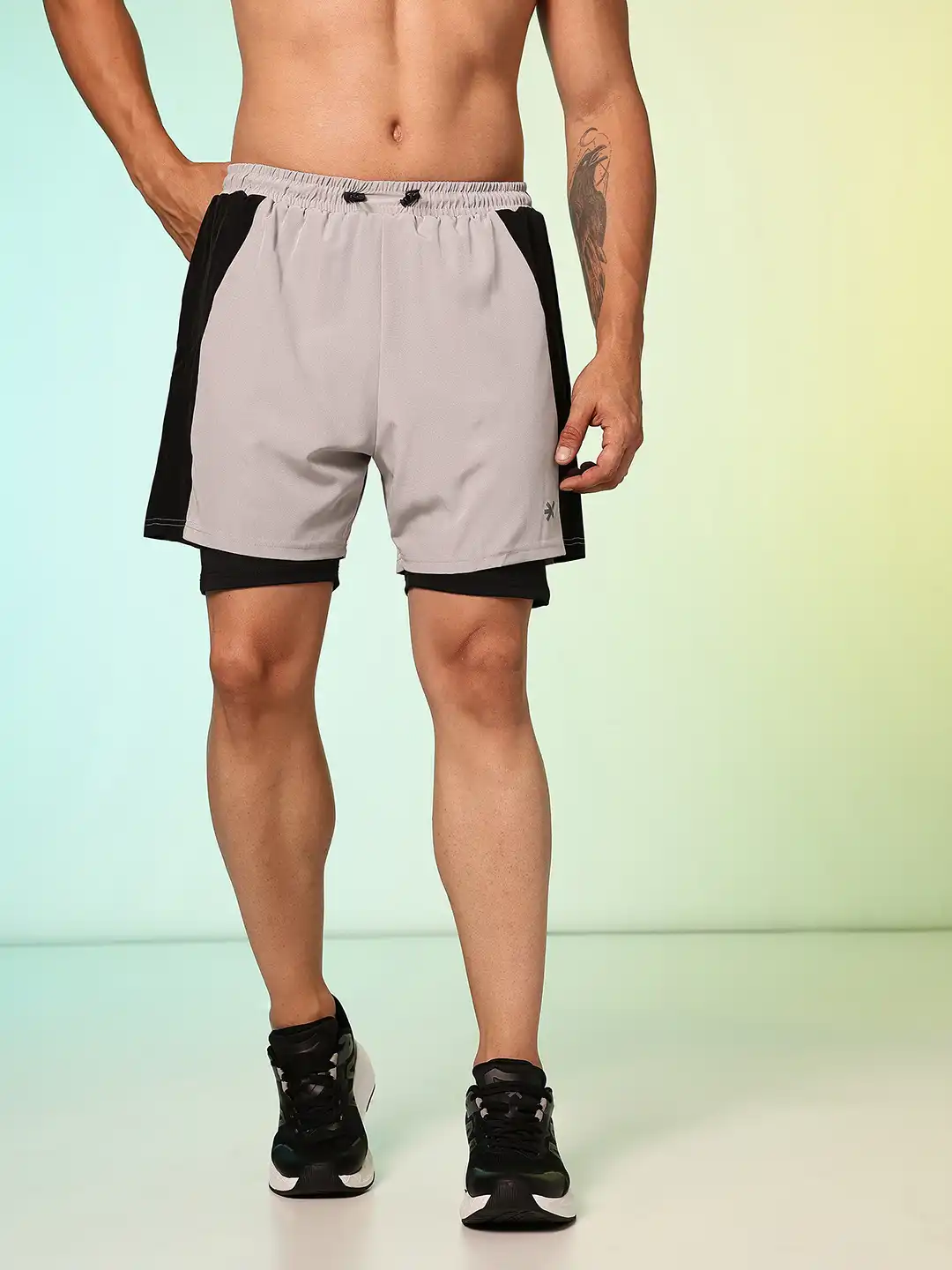 Buy HRX by Hrithik Roshan Men Colourblocked Running Sports Shorts