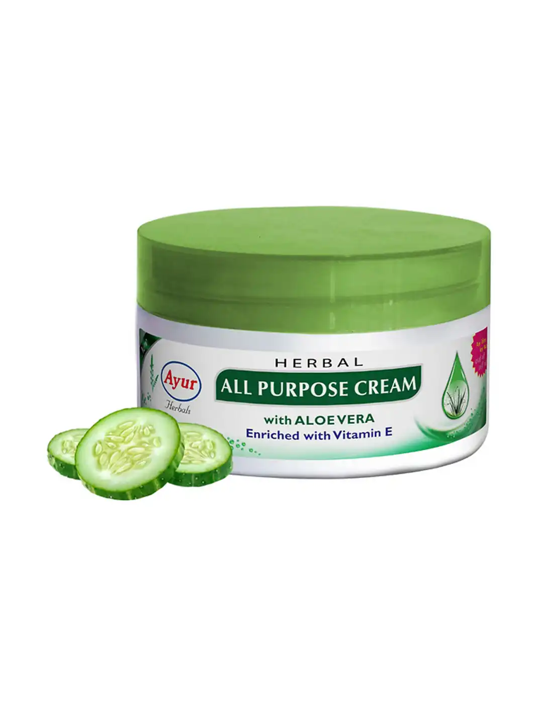 Buy AYUR HERBALS All Purpose Cream With Rose & Cucumber- 500 ml