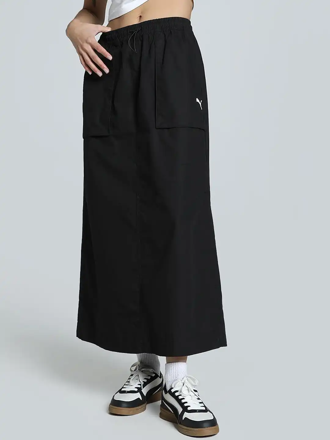 moko① Buy Puma Future.Puma.Archive Zip-Off Woven Maxi Skirt - Skirts for