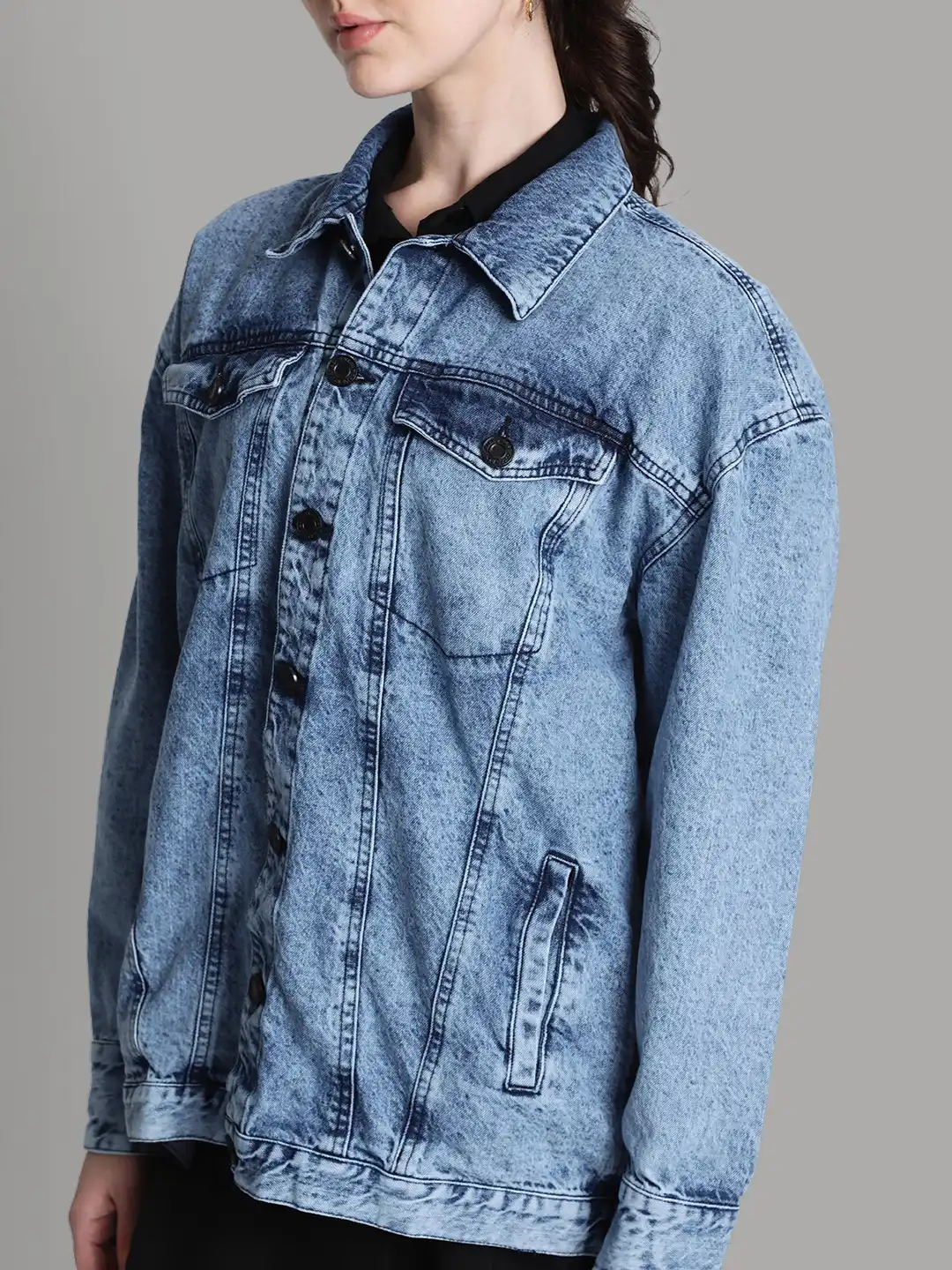 Buy Bene Kleed Unisex Typography Printed Cotton Oversized Denim