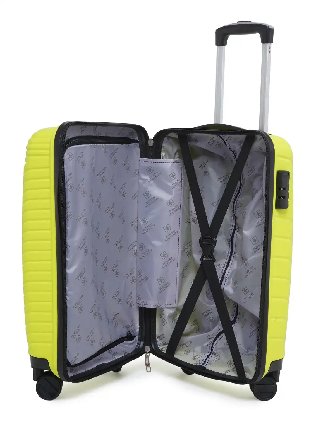 Buy SWISS MILITARY Zurich Set Of 3 Hard Sided Trolley Bags