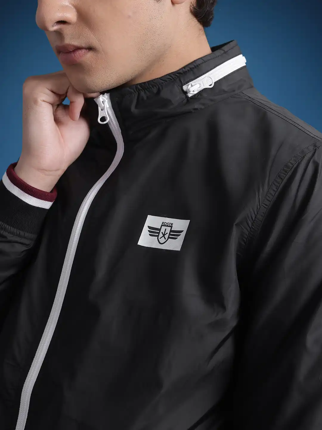 Buy The Roadster Lifestyle Co. Solid Windcheater Jacket with