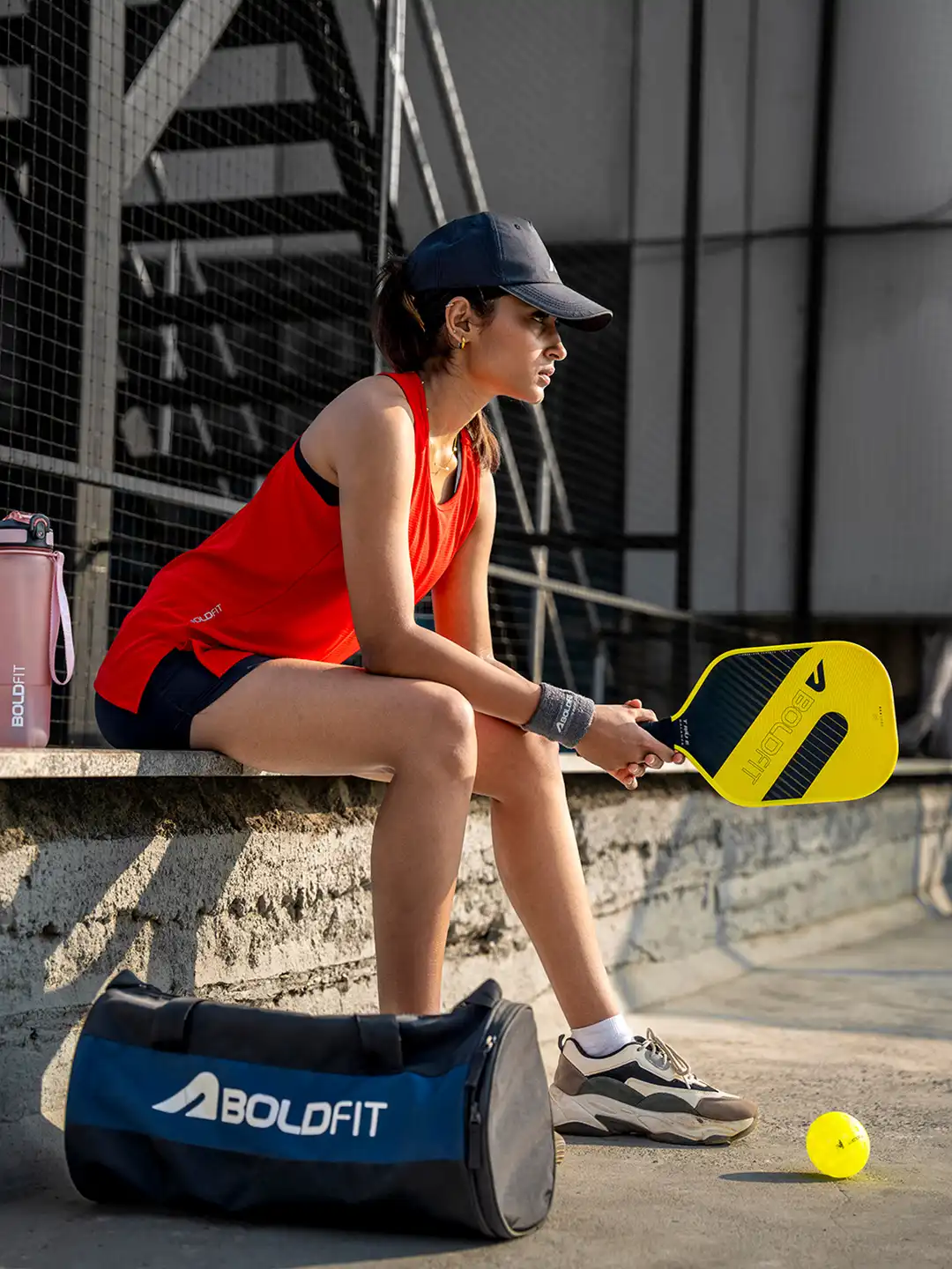 Buy BOLDFIT Unisex Pickle ball Paddle True Balance Yellow