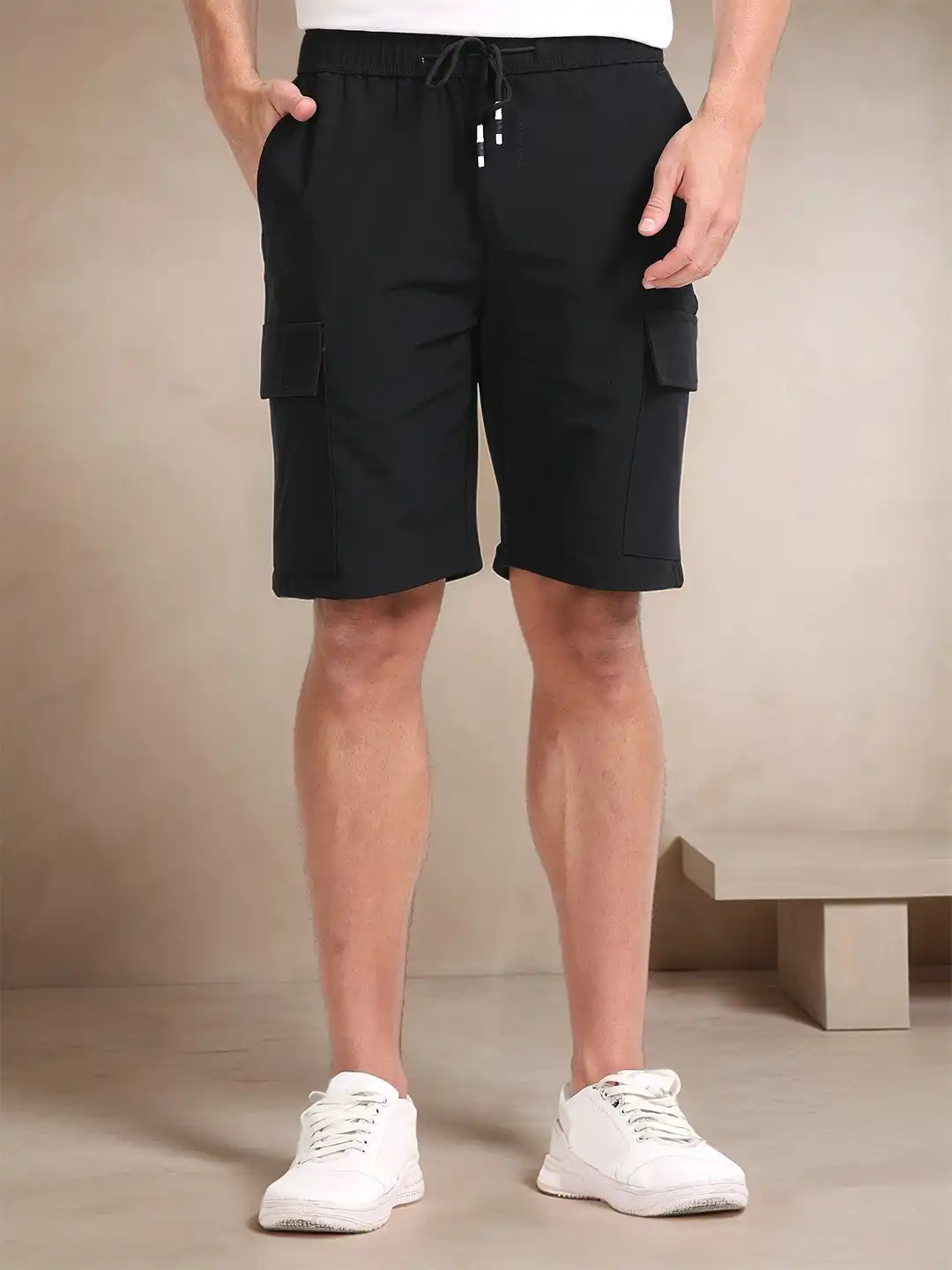 parachute cargo shorts men