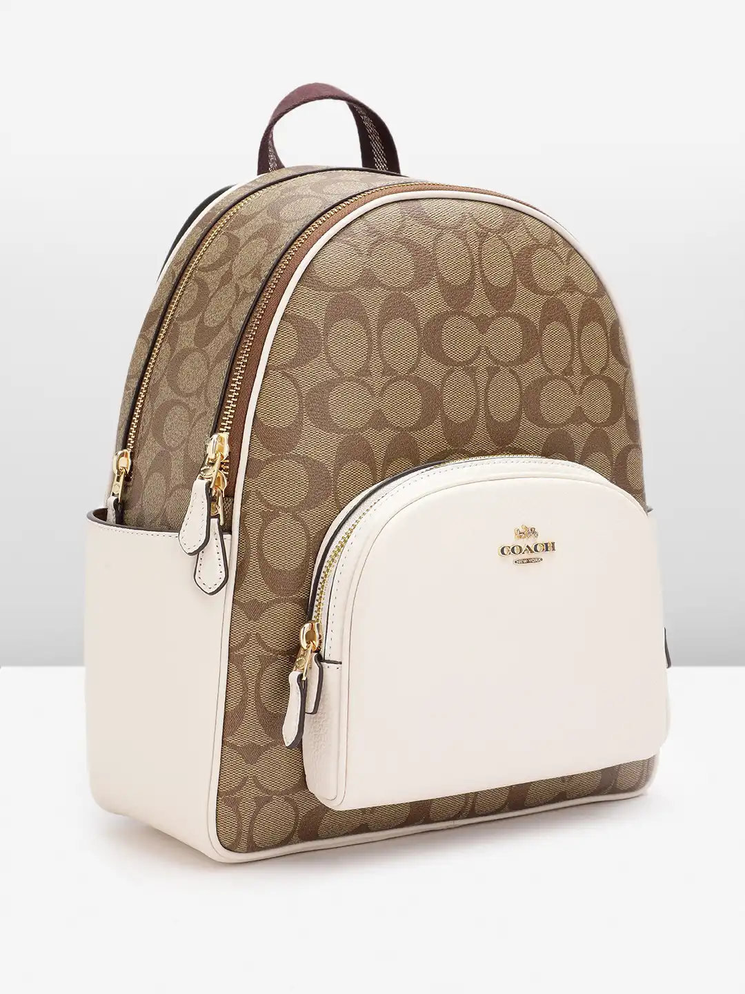 coach backpacks for women COACH, Womens, Quilted Tabby Backpack, Black, One Size : Clothing, Shoes & Jewelry Signature denim and vachetta leather Inside zip and multifunction pockets Double zip closure fabric lining Handle with 2 1/4 drop Outside zip pocket Adjustable shoulder straps 10 3/4 (L) x 12 1/2 (H) x 4 3/4 (W) Exclusive of trim this denim style is crafted of cotton sourced from farms that use regenerative agricultural practicesthose that help to maintain and rejuvenate land increase biological diversity and soil health and could lead to increased carbon absorption Style No. stylemadesimple_ on LTK