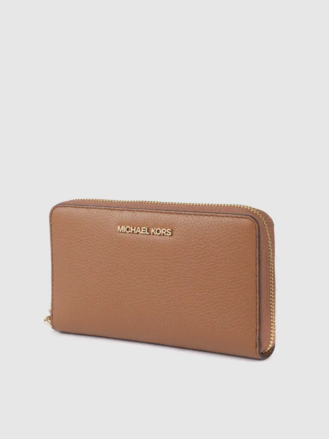 Buy Michael Kors Women Leather Smartphone Zip Around Wallet