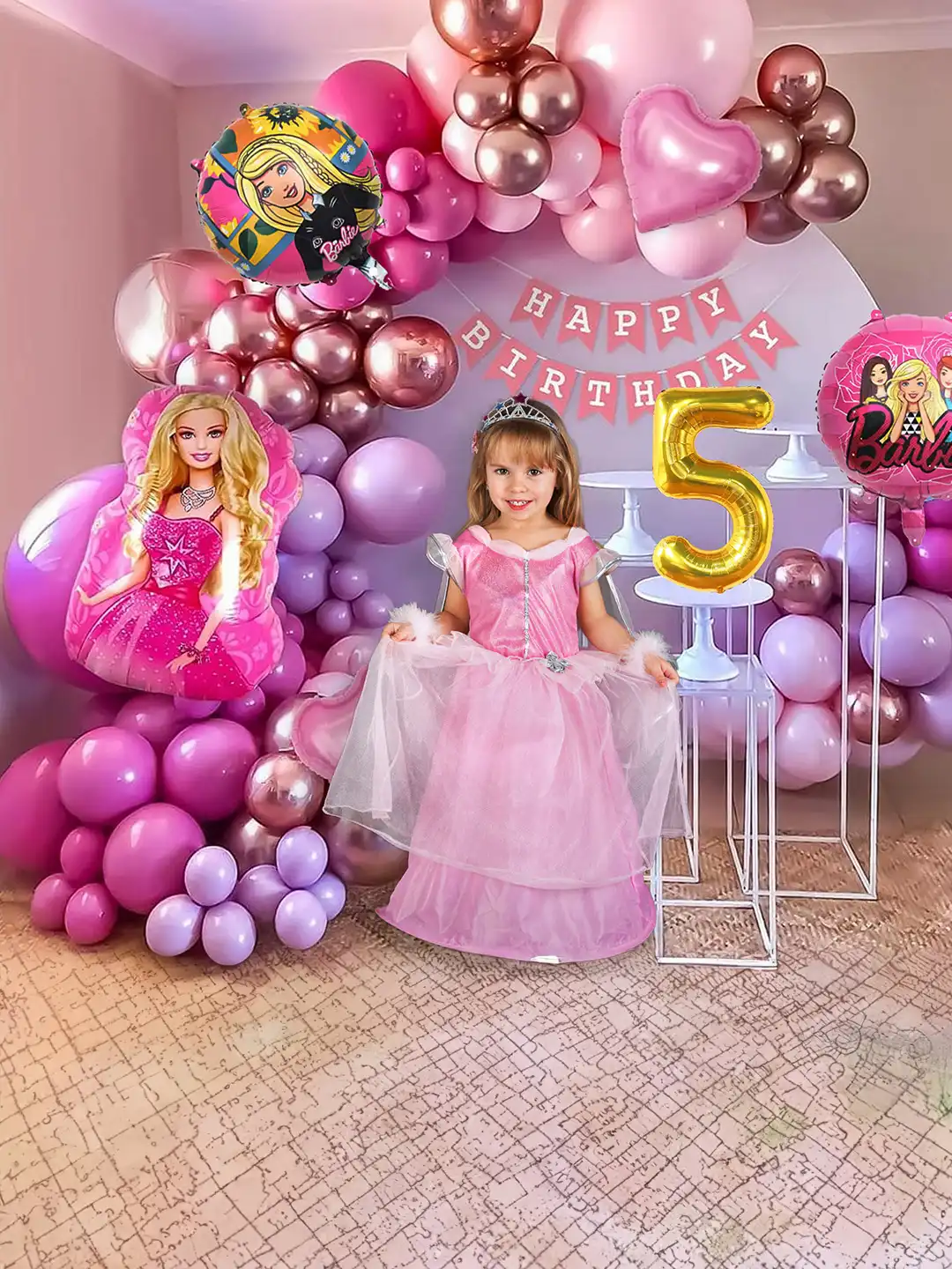 Buy Special You 74-Pcs Pink Barbie Theme Birthday Decoration Kit - Festive Decor for Unisex 32670699 | Myntra Buy Special You 74-Pcs Pink Barbie Theme Birthday Decoration Kit - Festive Decor for Unisex 32670699 | Myntra