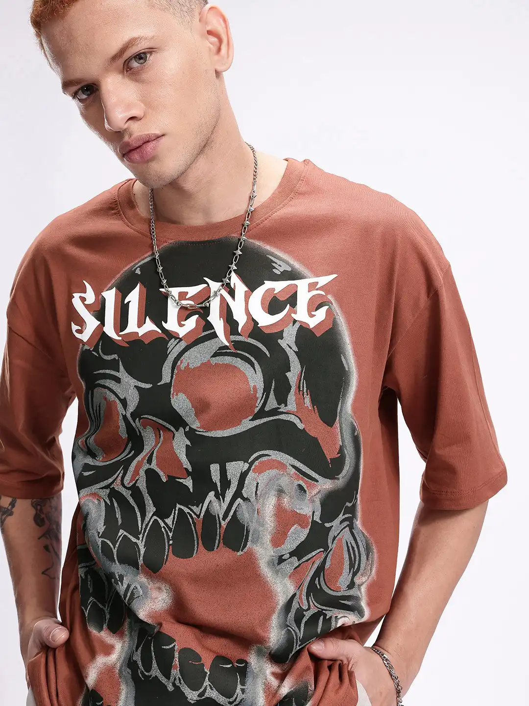 Buy Kook N Keech Graphic Printed Pure Cotton Oversized T-shirt