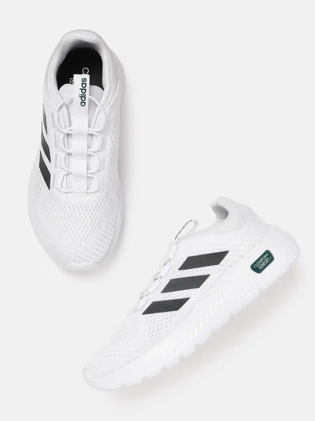 adidas gazelle silver green womens adidas RUNFALCON 3.0 Wide Cloudfoam Running Shoes | White