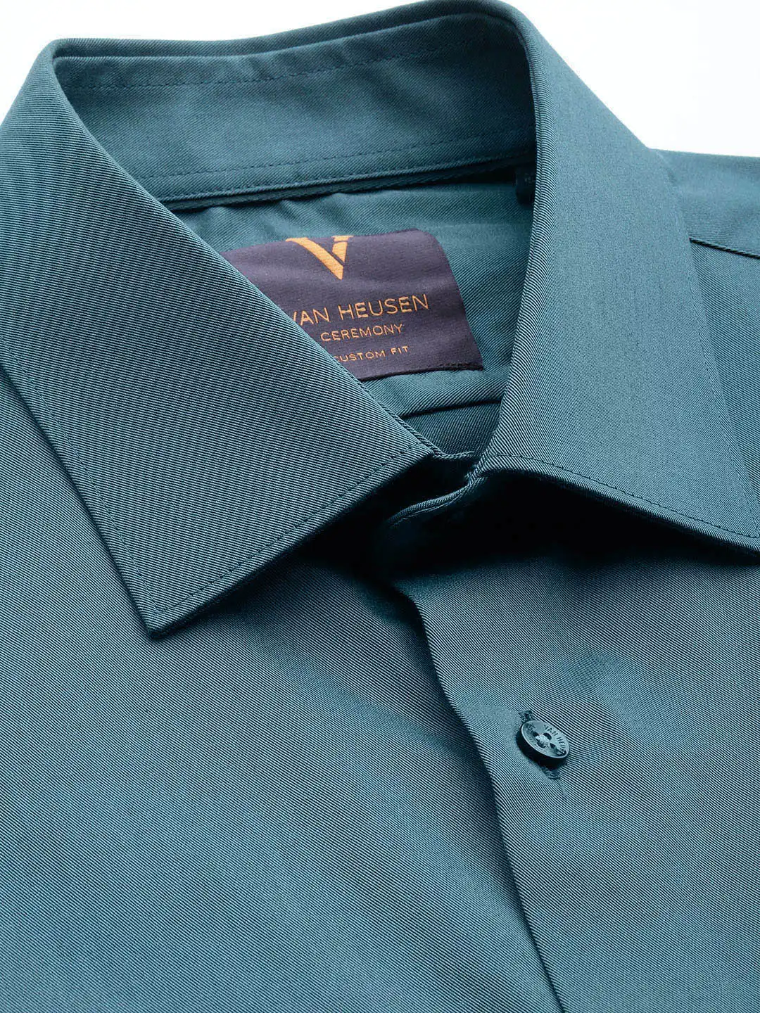 dress shirt van heusen discount code Van Heusen Men Solid Party Green Shirt