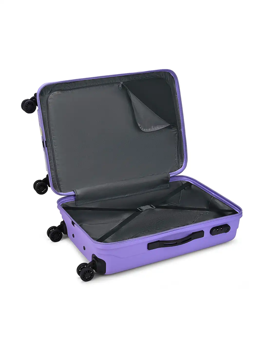 Buy Skybags Paradise Printed Hard Sided Medium 8 Wheel Trolley