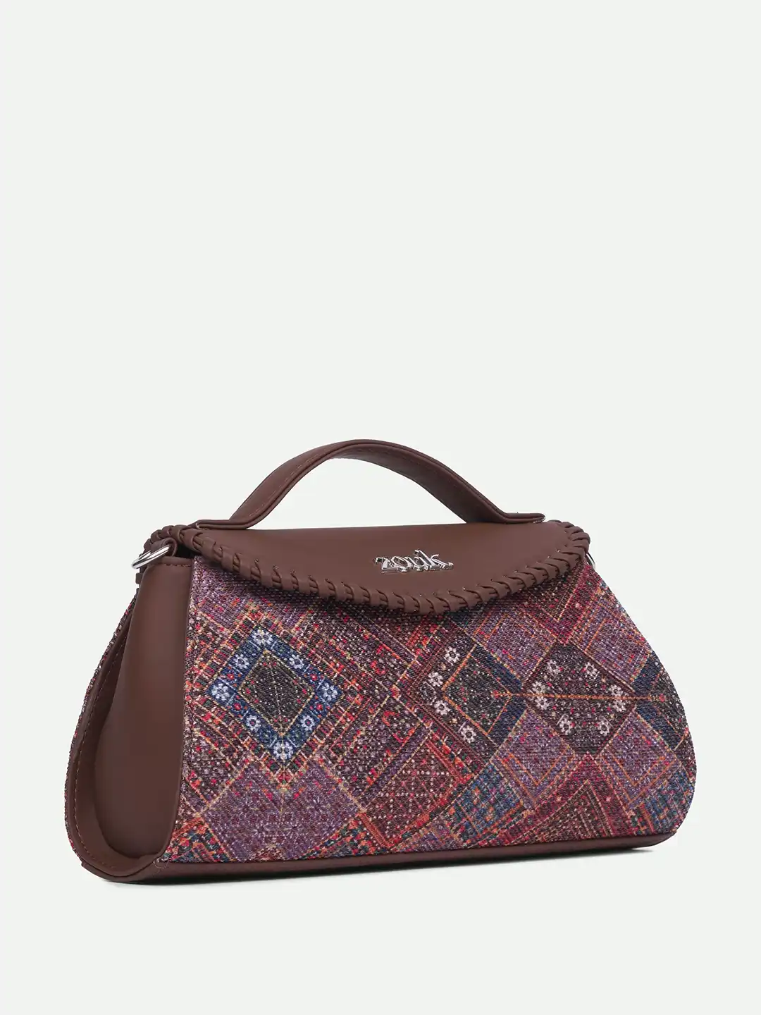 Buy Alt by Zouk Bhuj Rabari Abstract Printed Structured Jute Sling