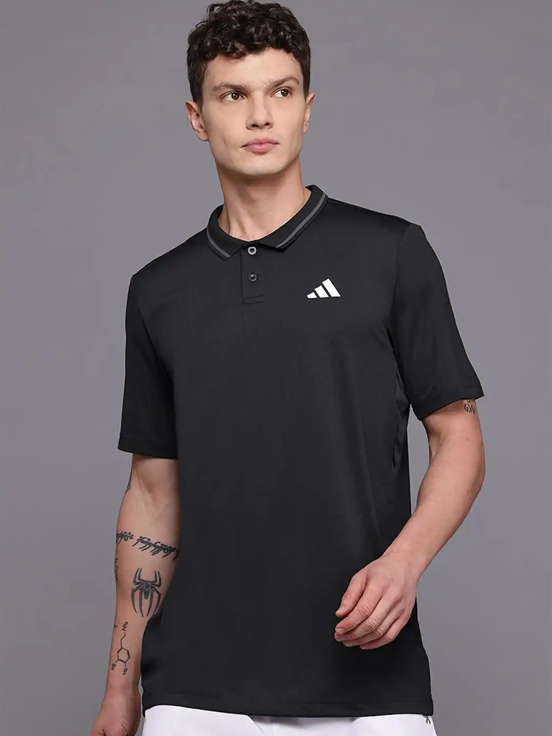 Buy ADIDAS Men Polo Collar Clus Tennis Climacool Pique T-shirt