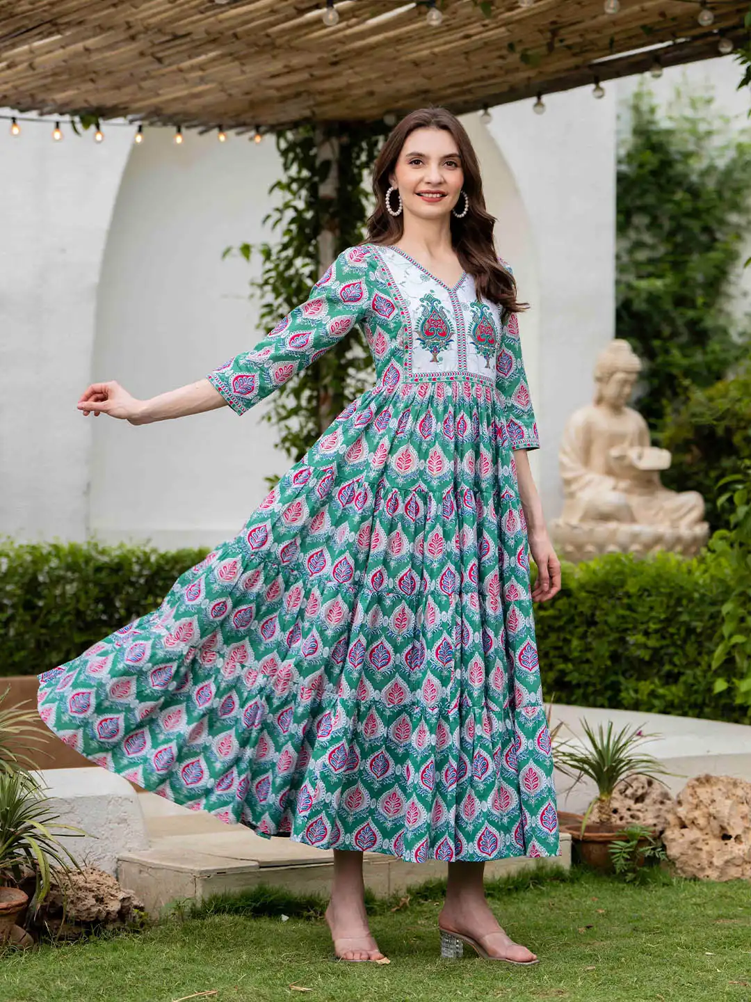 myntra dresses Modest Maxi dress from @myntra under 1K, This is one suggestions thats  been highly requested on my channel. So sharing some of my favourite finds  online that are made from a 100% cotton fabric. Non