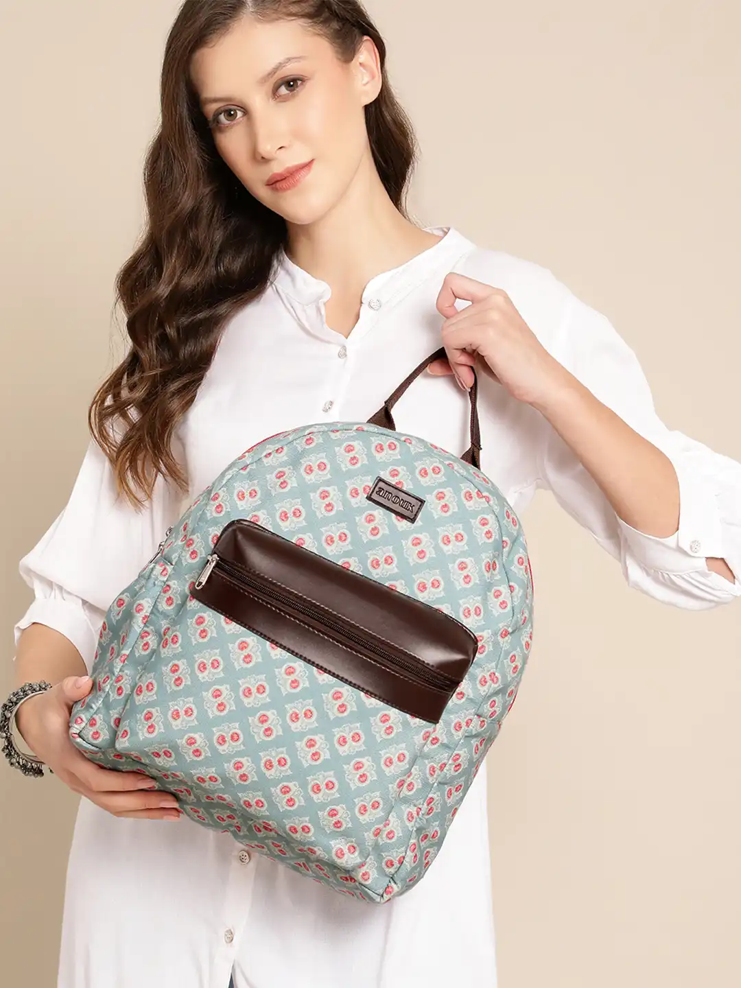 anouk mini backpack womens Fiorelli Women's Backpack, Stylish Small with Adjustable Straps & Pockets, Grey Faux Leather Small Backpack Black Fiorelli Anouk