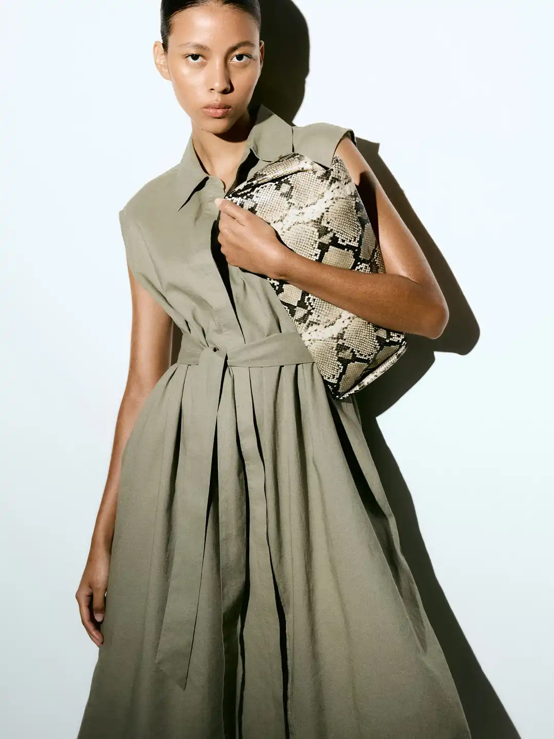 h&m linen blend shirt dress TreatingTheStreetsLikeARunway on LTK