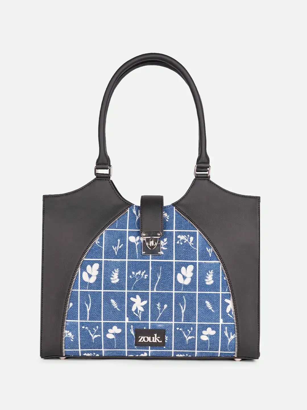 Buy Alt by Zouk Harriet Printed Buckle Detail Jute Laptop Large