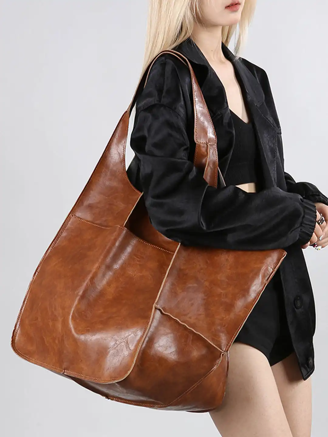 Buy CORSICA Oversized Structured Hobo Bag - Handbags for Women