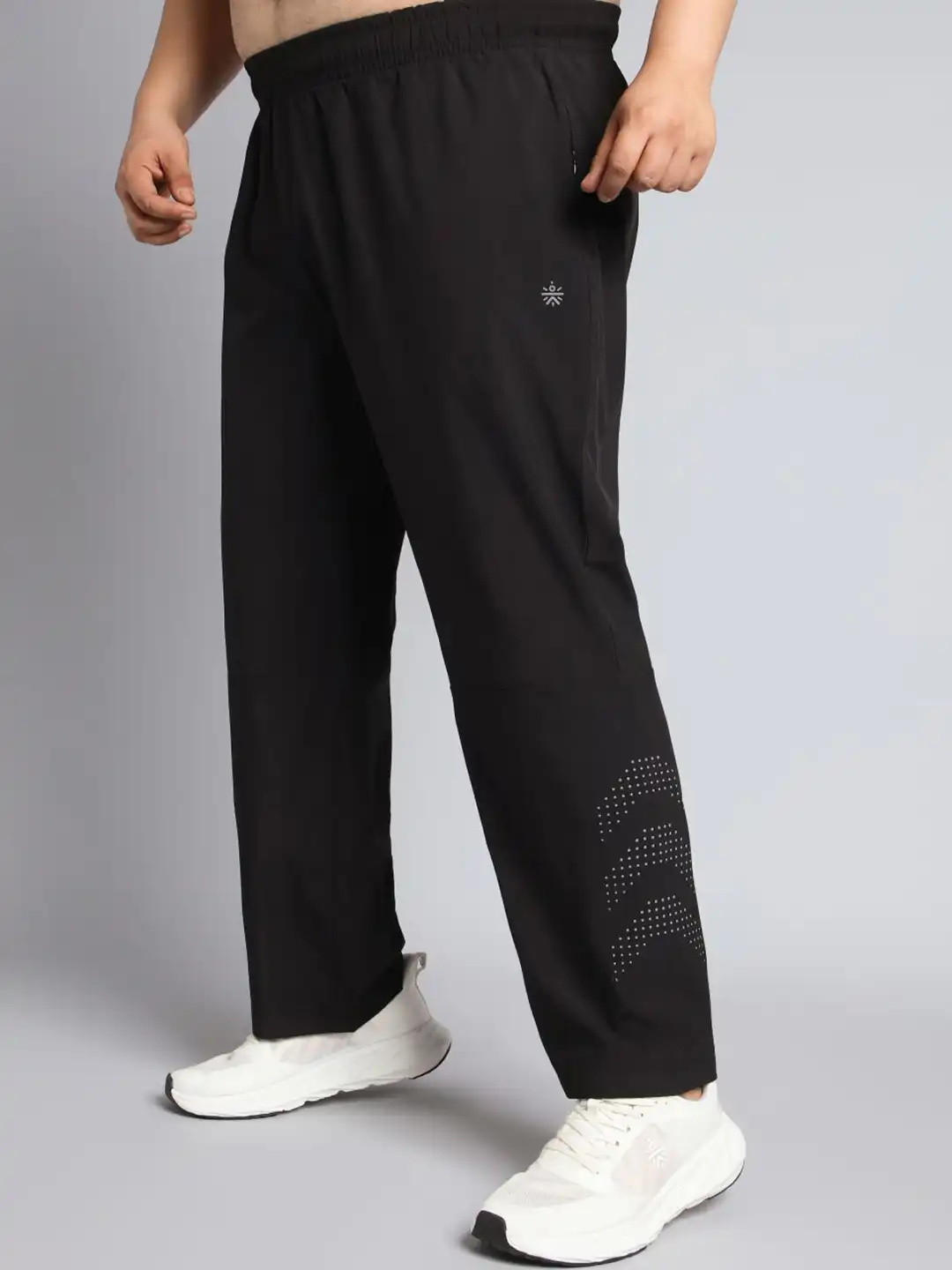 Buy CULT Men Black Ultimate Running Plus Size Trackpants - Track
