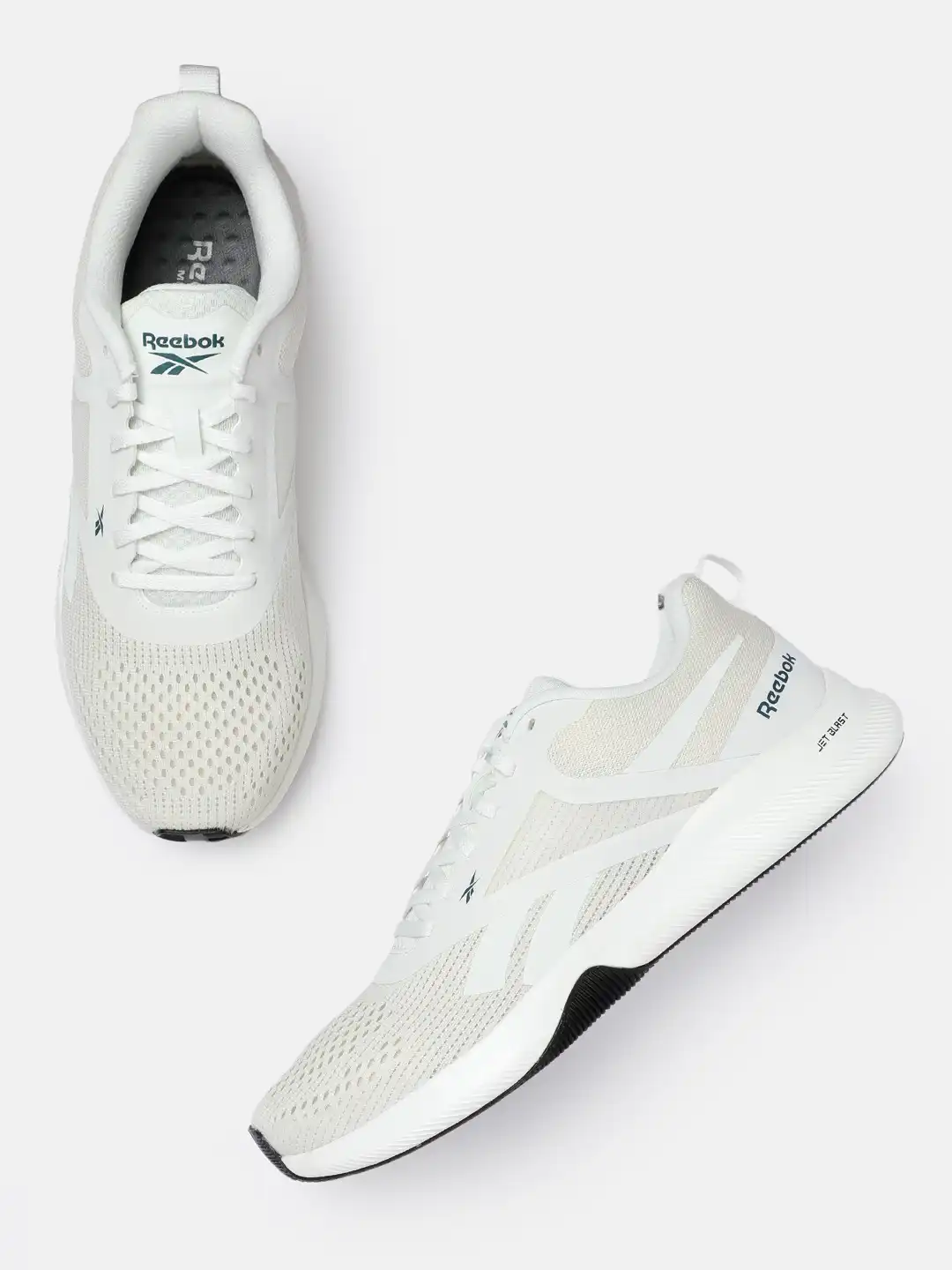 Offen【Reborn project】ROSE-pointed /WHITE Buy Reebok Men JetBlast Prime Woven Design Running Shoes - Sports
