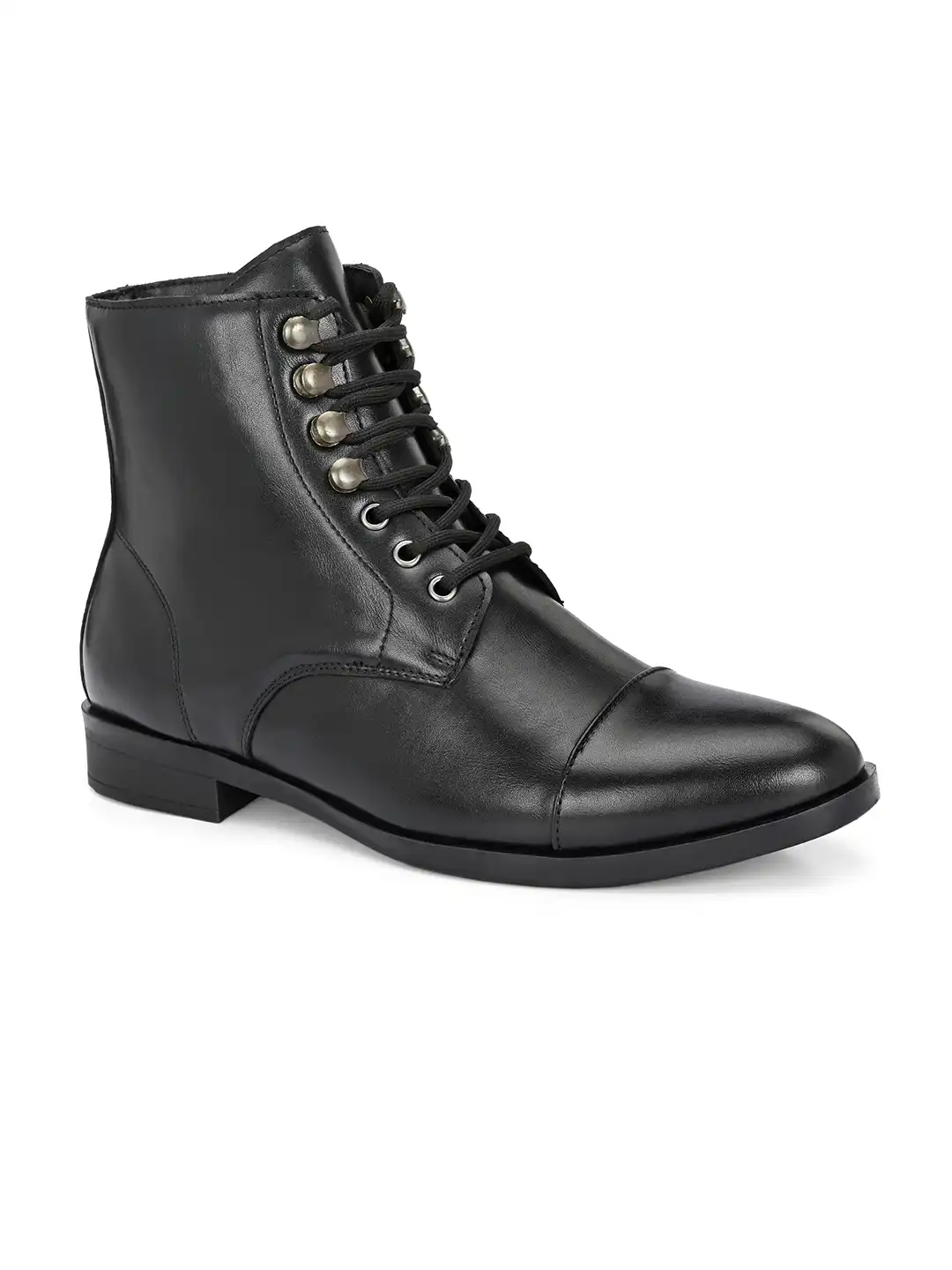 FIT POINTED ブーツ Buy Roadster Men Black Premium Crocodile Texture Lace-Ups Pointed