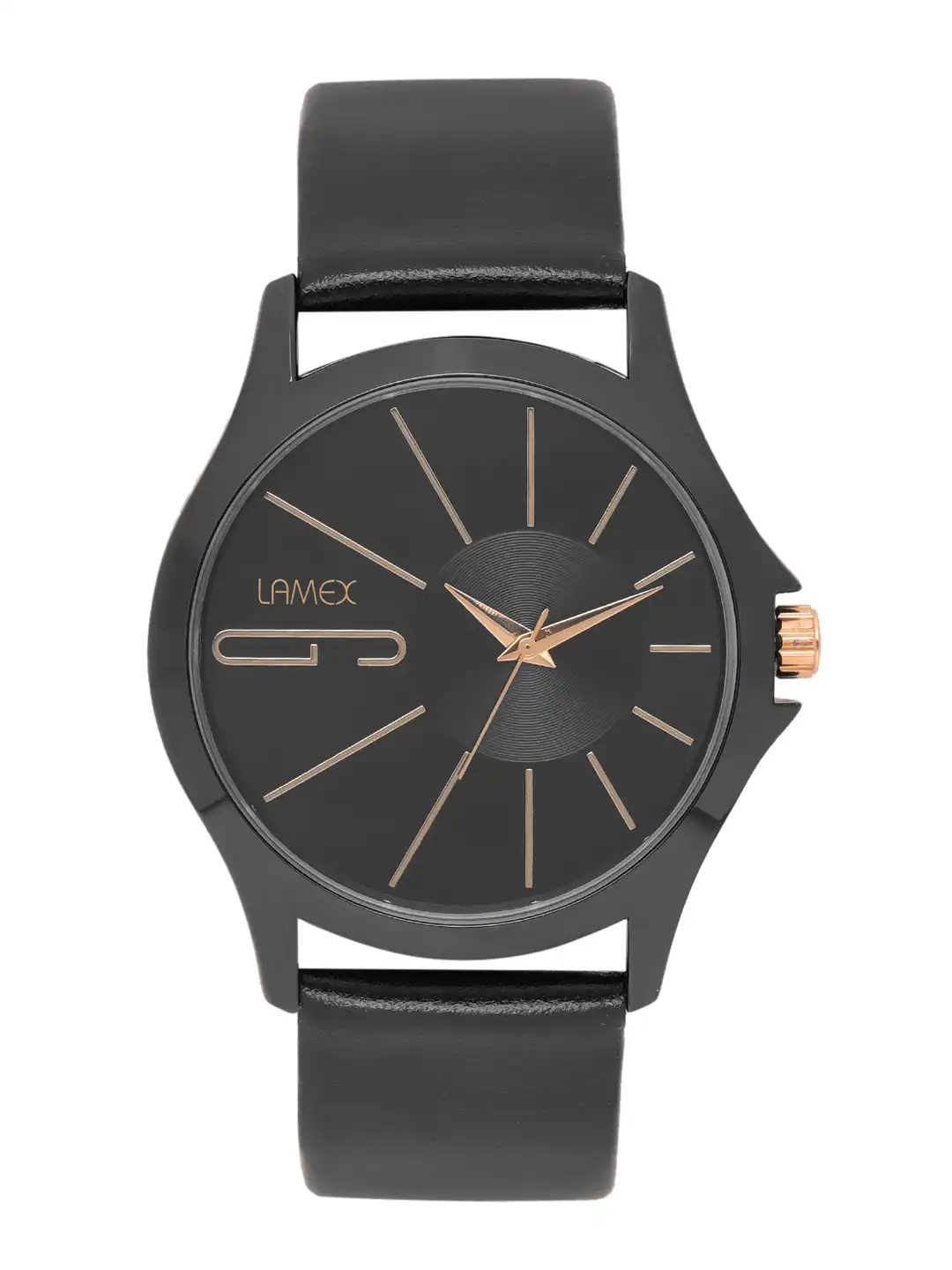 Buy LAMEX Men Black Analogue Watch ZOOM DLX 5503 - Watches for Men