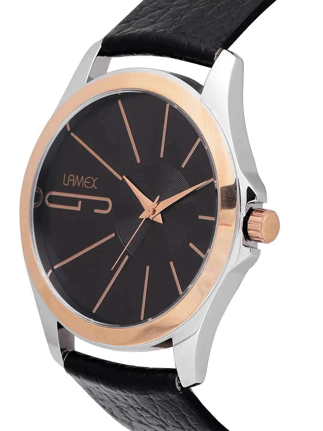 Buy LAMEX Men Black Analogue Watch ZOOM DLX 5503 - Watches for Men