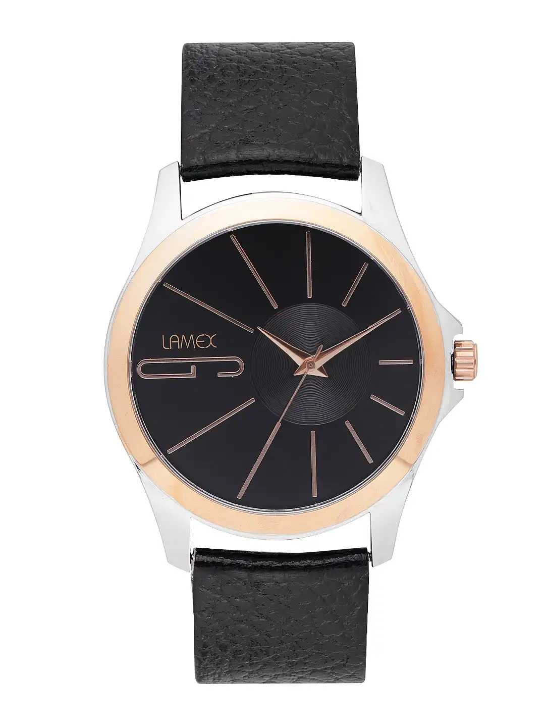 Buy LAMEX Men Black Analogue Watch ZOOM DLX 5503 - Watches for Men