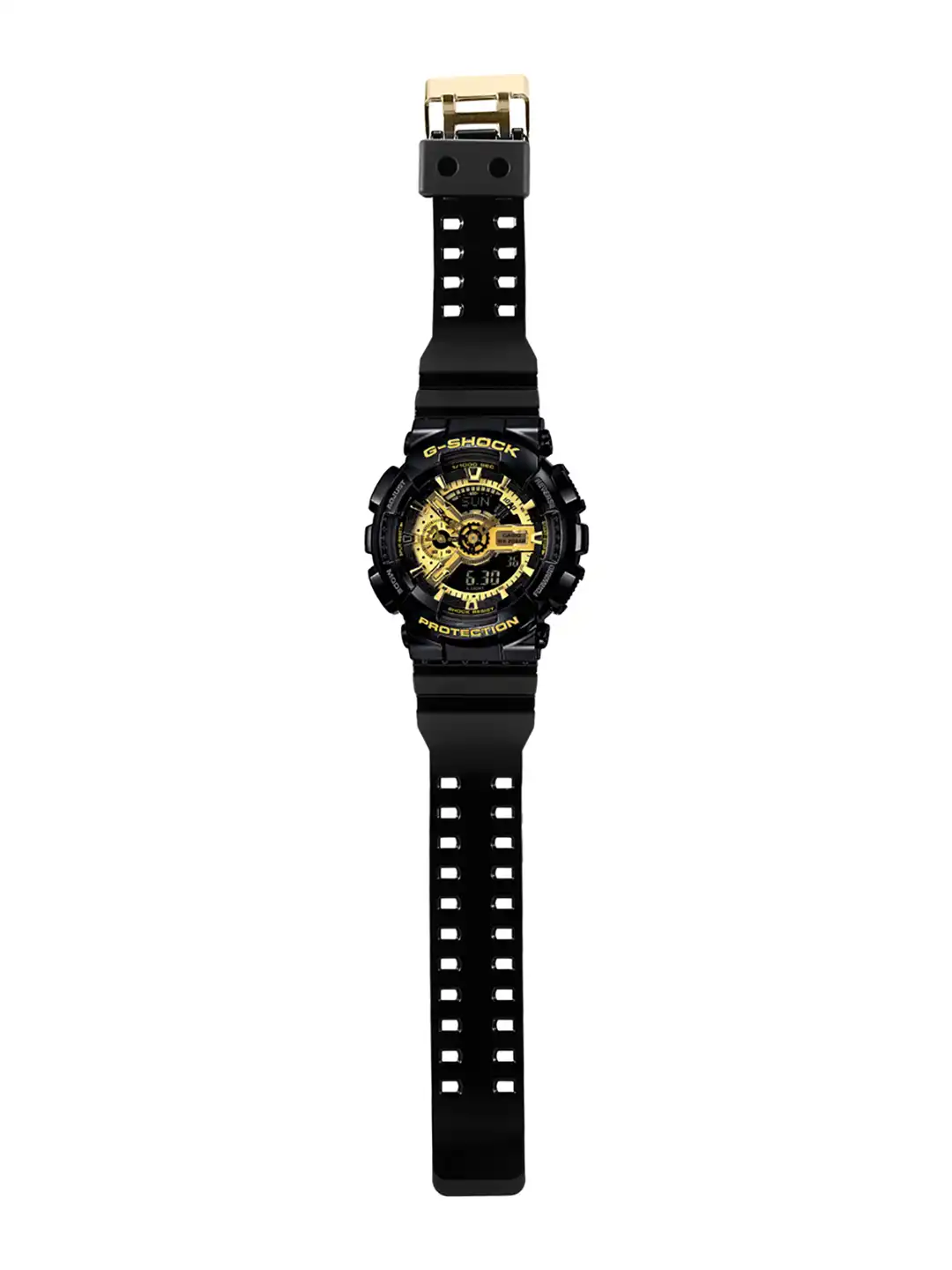 Buy CASIO Men G-Shock GA-110GB-1ADR Black-Gold Ana-Digi Dial Black
