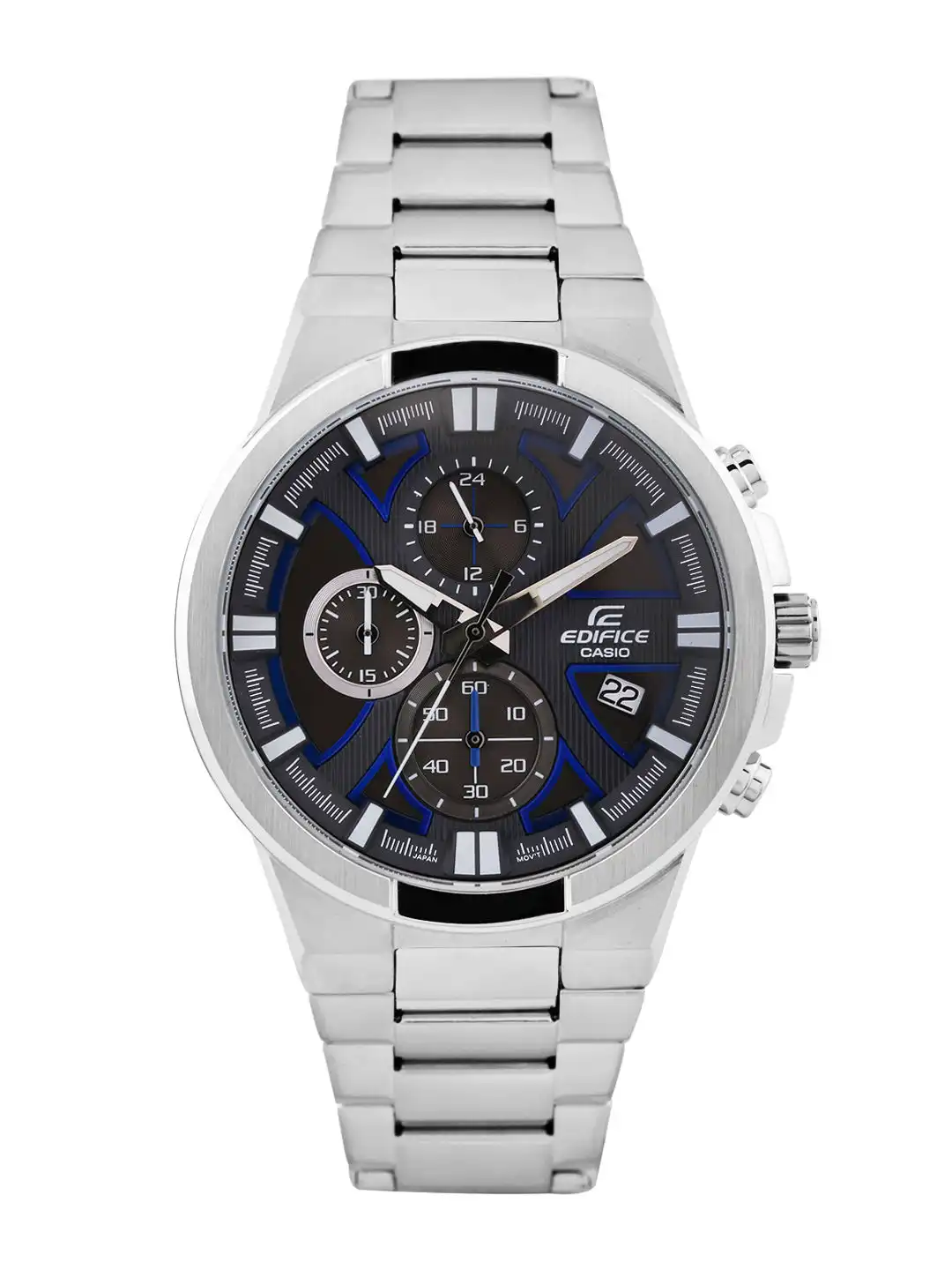 Buy Casio Edifice Men Silver Analogue Watches (EX231) EFR-544D