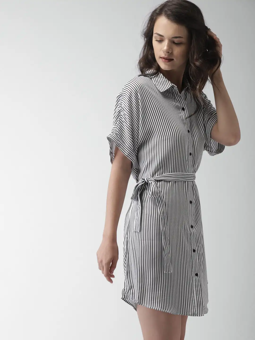 forever 21 striped shirt dress Striped Polo Shirt Dress