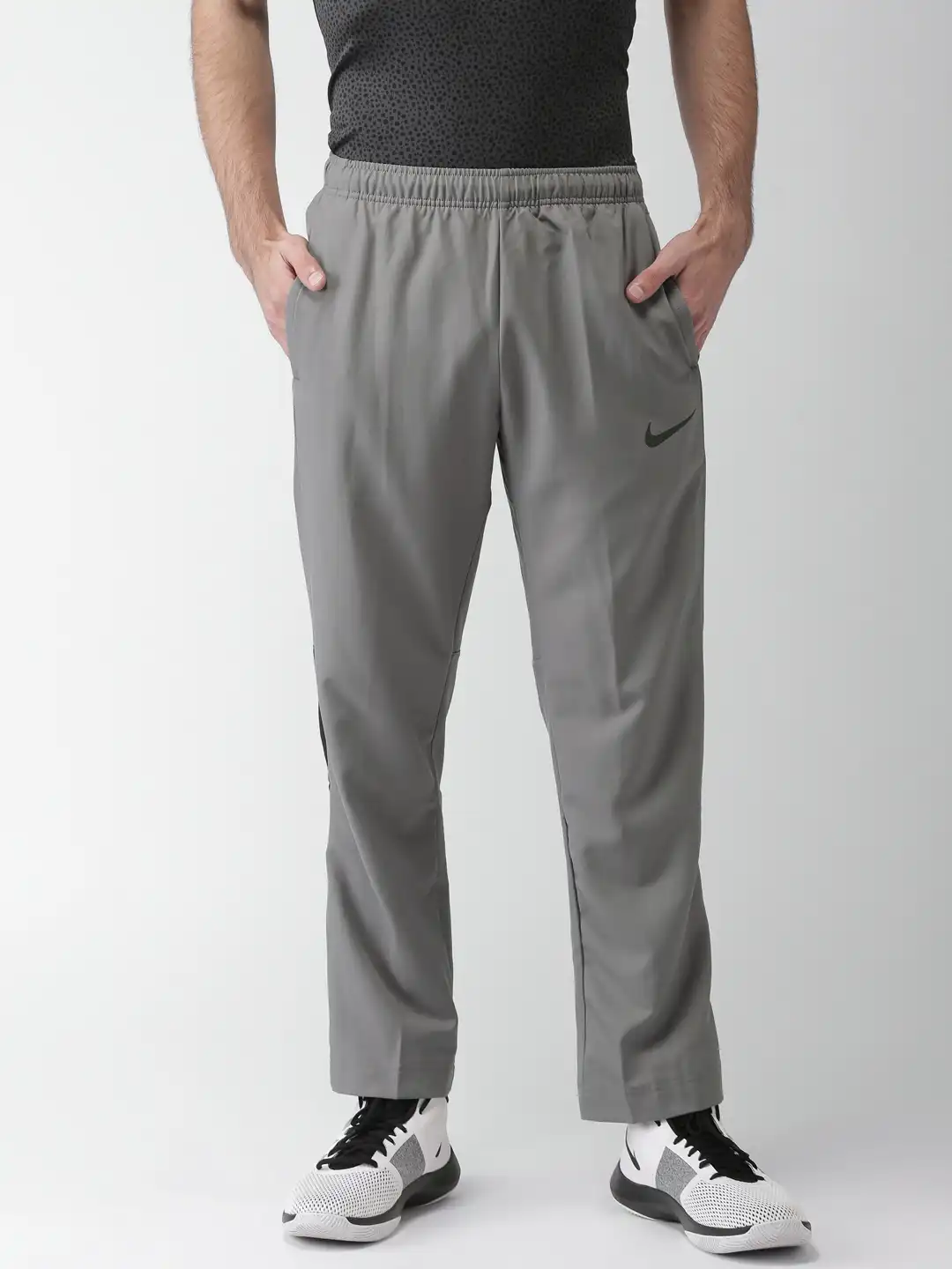 nike dry pant grey