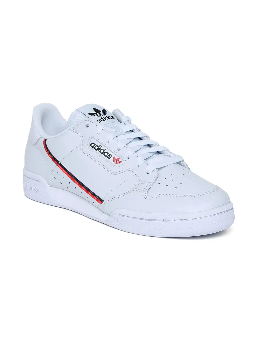 adidas continental 80 white blue red