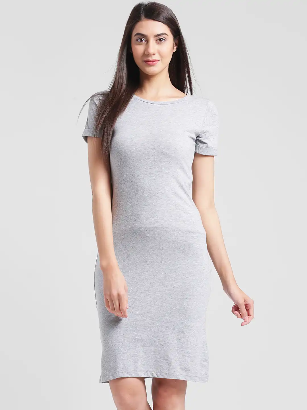 knee length strapless dress Satin Midi color:Lime Green