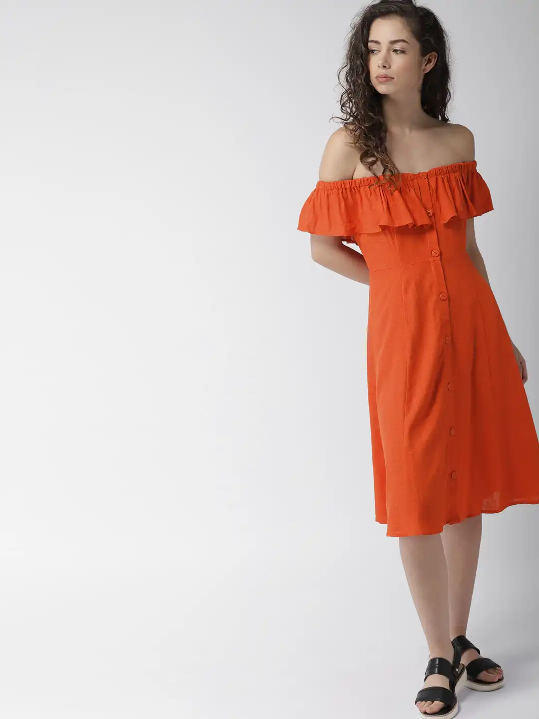 red off the shoulder dress forever 21 Cutout Cami Maxi Dress
