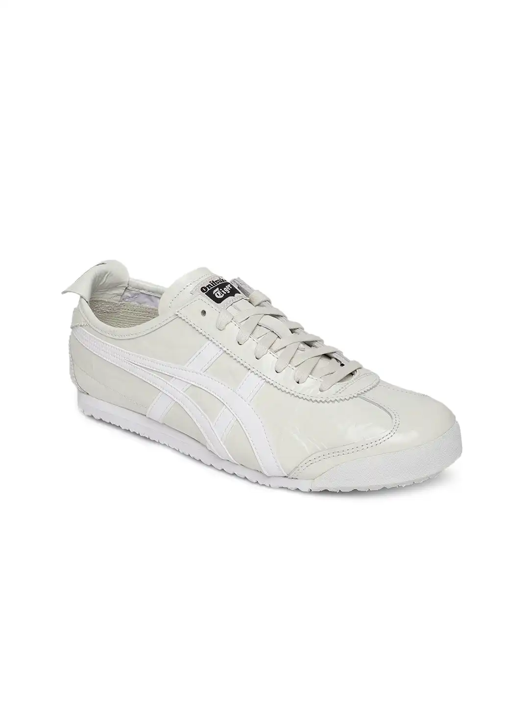 Buy Onitsuka Tiger Women MEXICO 66 Off-White Leather Sneakers