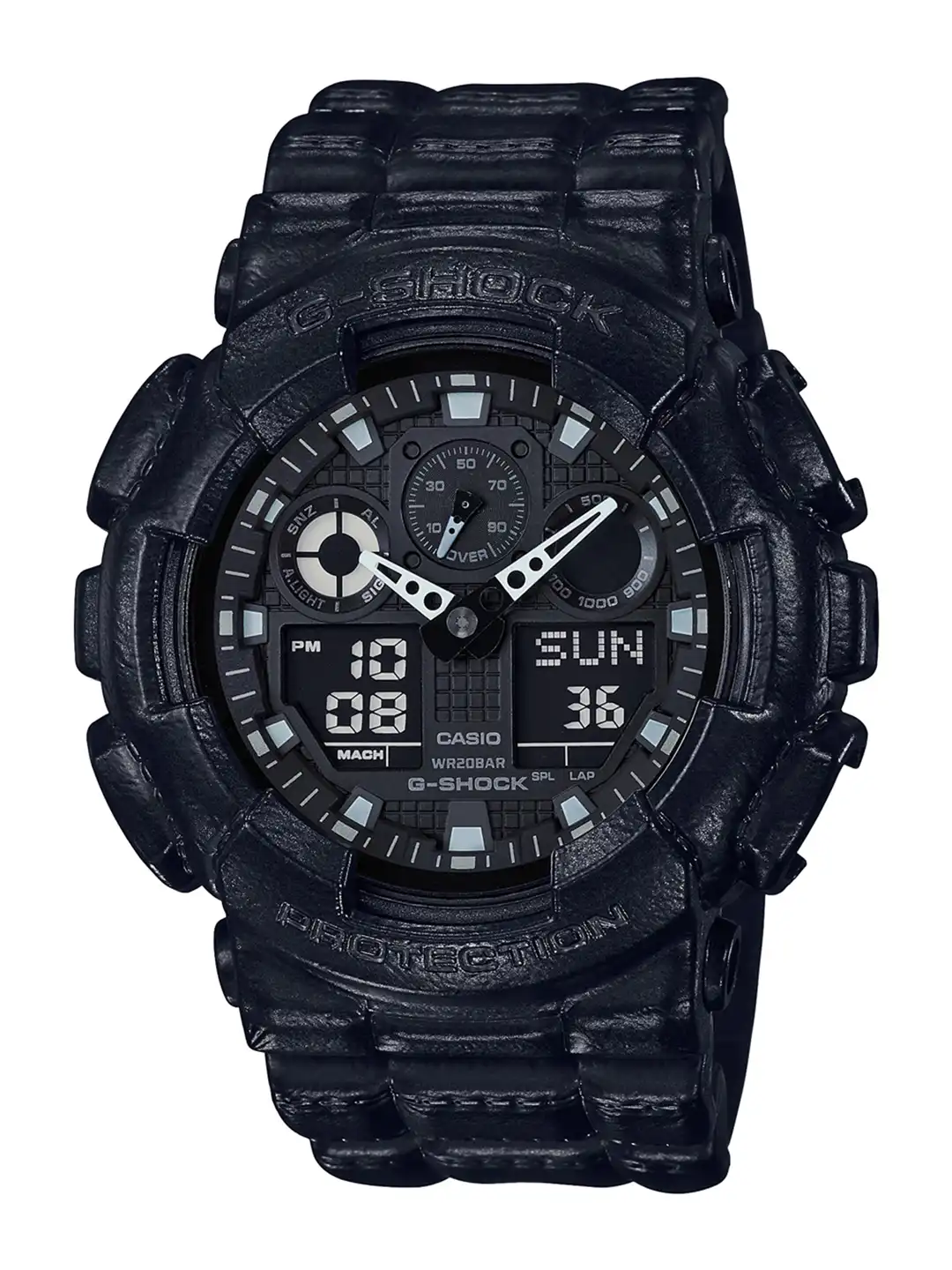 Buy CASIO G-Shock Men Black Dial Extra Large-Combination Watch GA