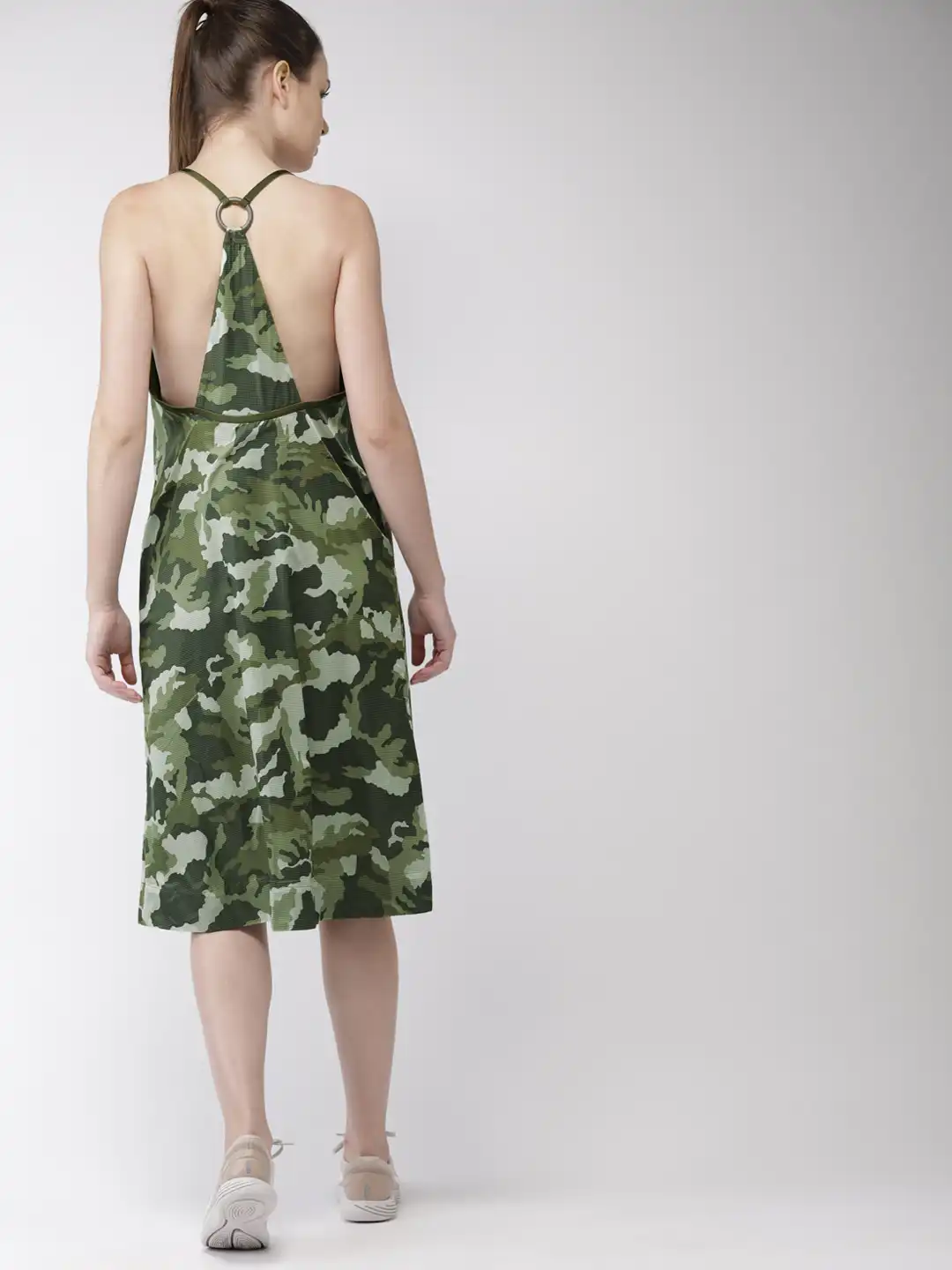olive green nike dress Buy Women & Grey Camouflage Printed WVN A-Line - Dresses for Women 7163539 pricediff