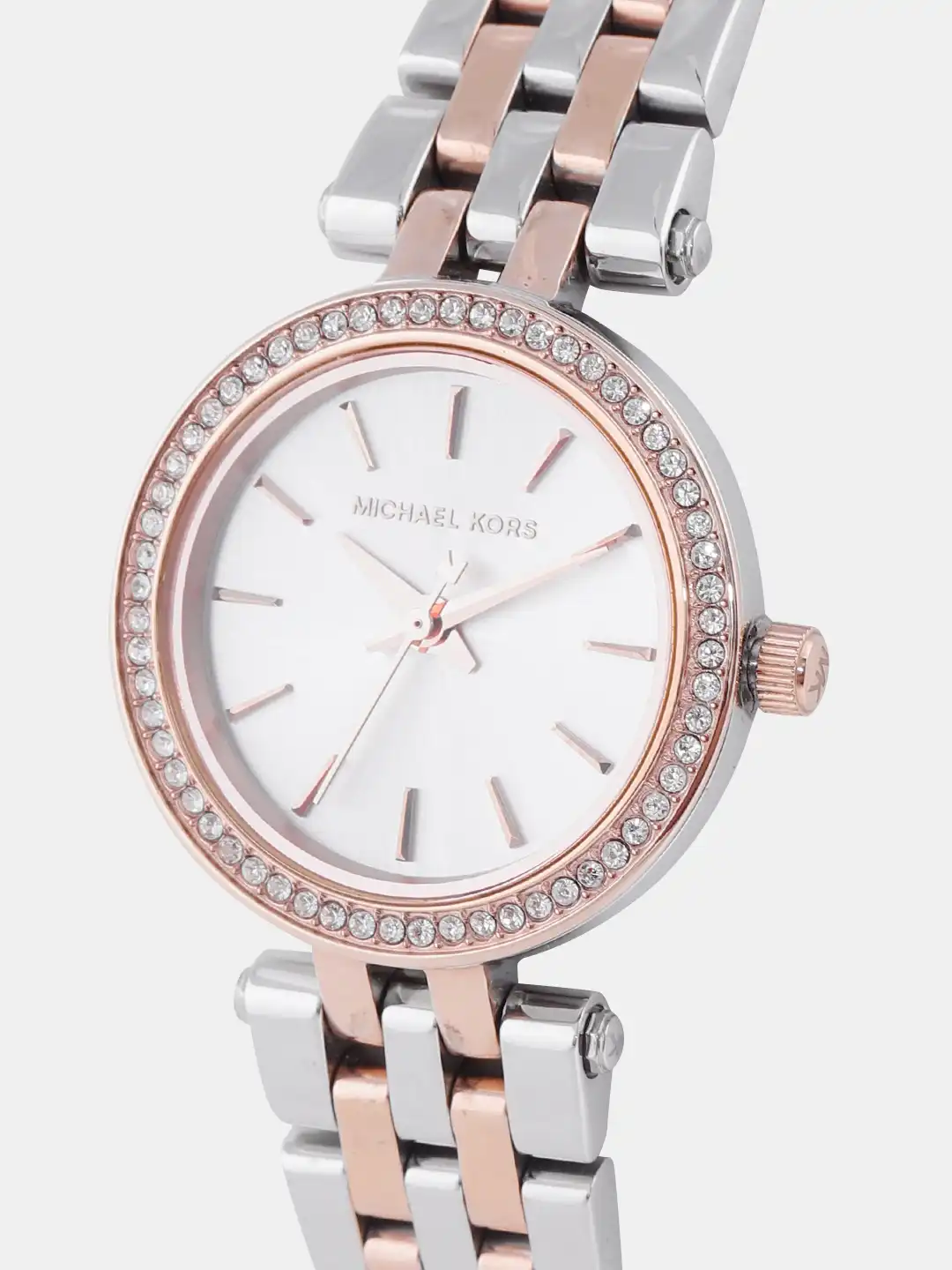 ˙˚ʚ ℳ ɞ˚˙ Buy Michael Kors Women Silver-Toned Factory Serviced Analogue