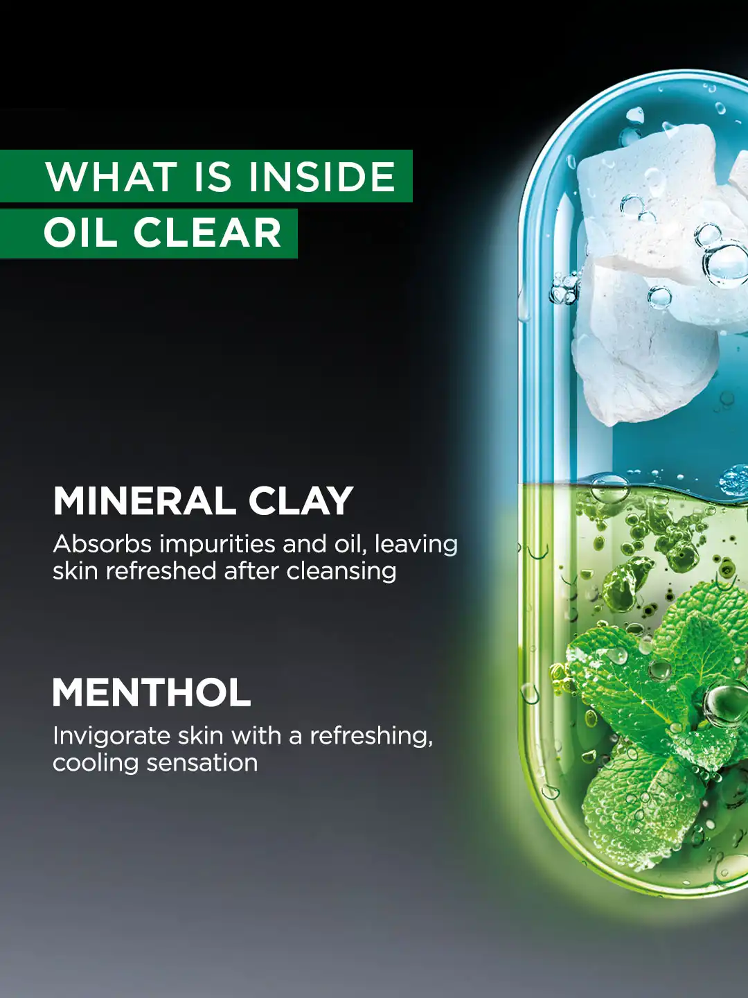 Buy Garnier Men Oil Clear Clay D-Tox Deep Cleansing Icy Face Wash