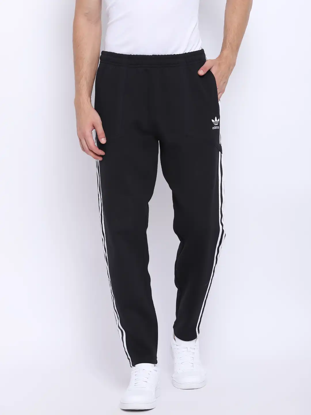 Buy ADIDAS Originals Men Black Windsor Solid Track Pants - Track