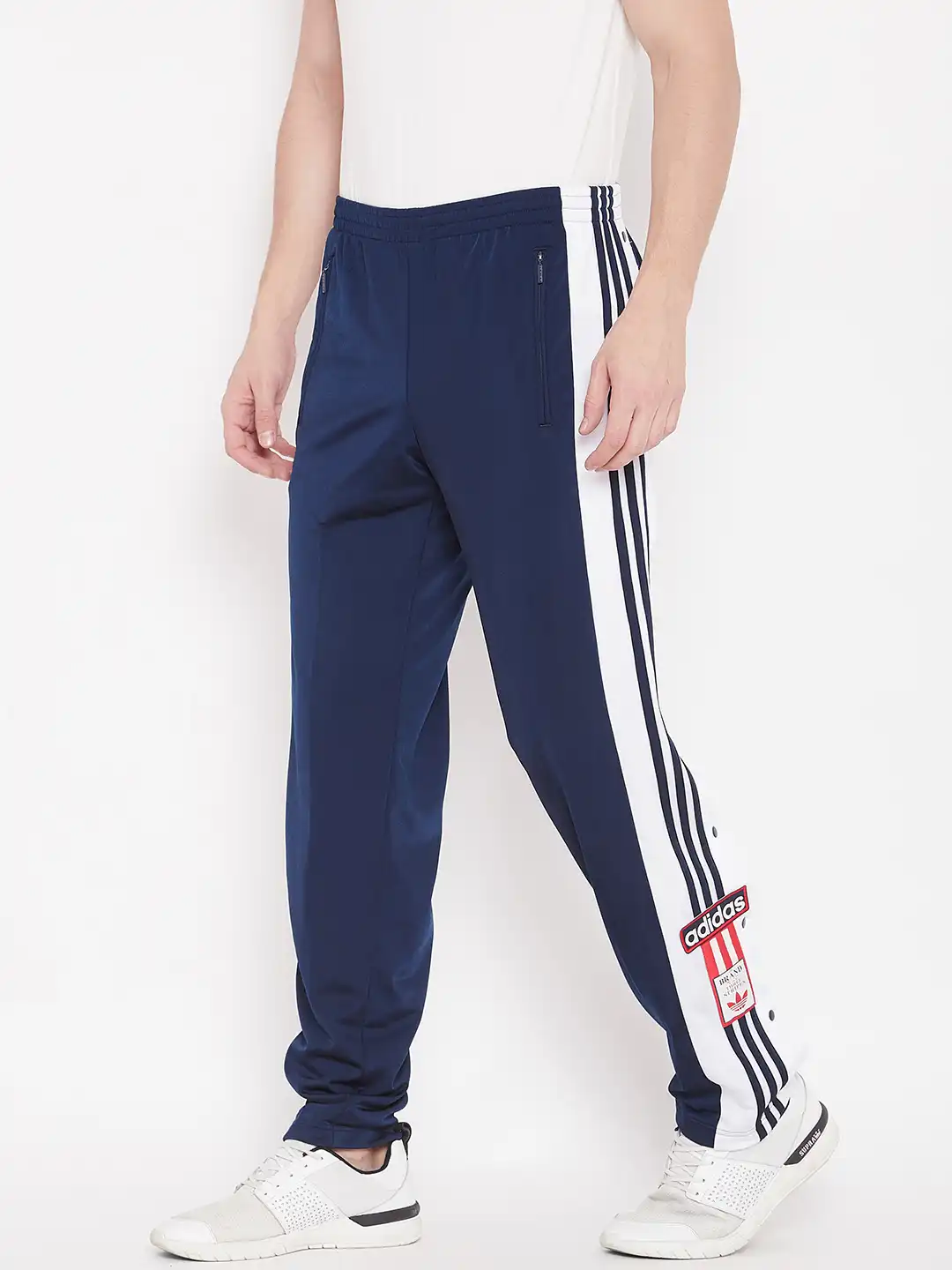 Buy ADIDAS Originals Men Navy Blue Solid OG ADIBREAK Track Pants